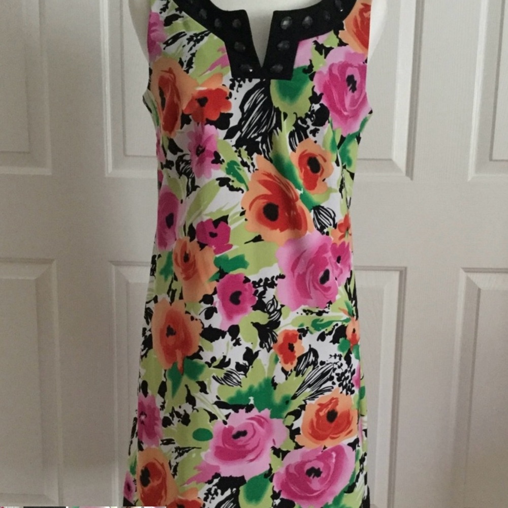 Perceptions Floral Sleeveless Dress Size 8